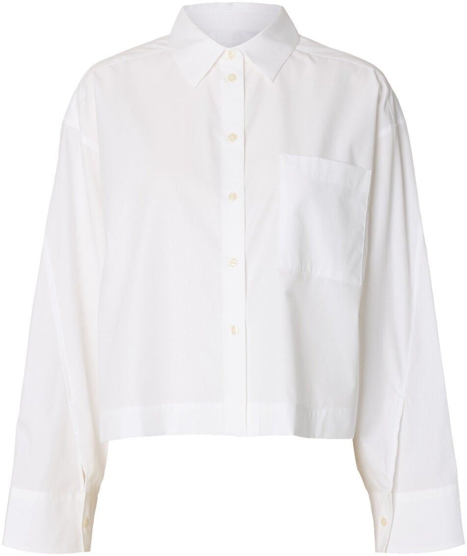 Slwdannie Ls Cropped Boxy Shirt Noos