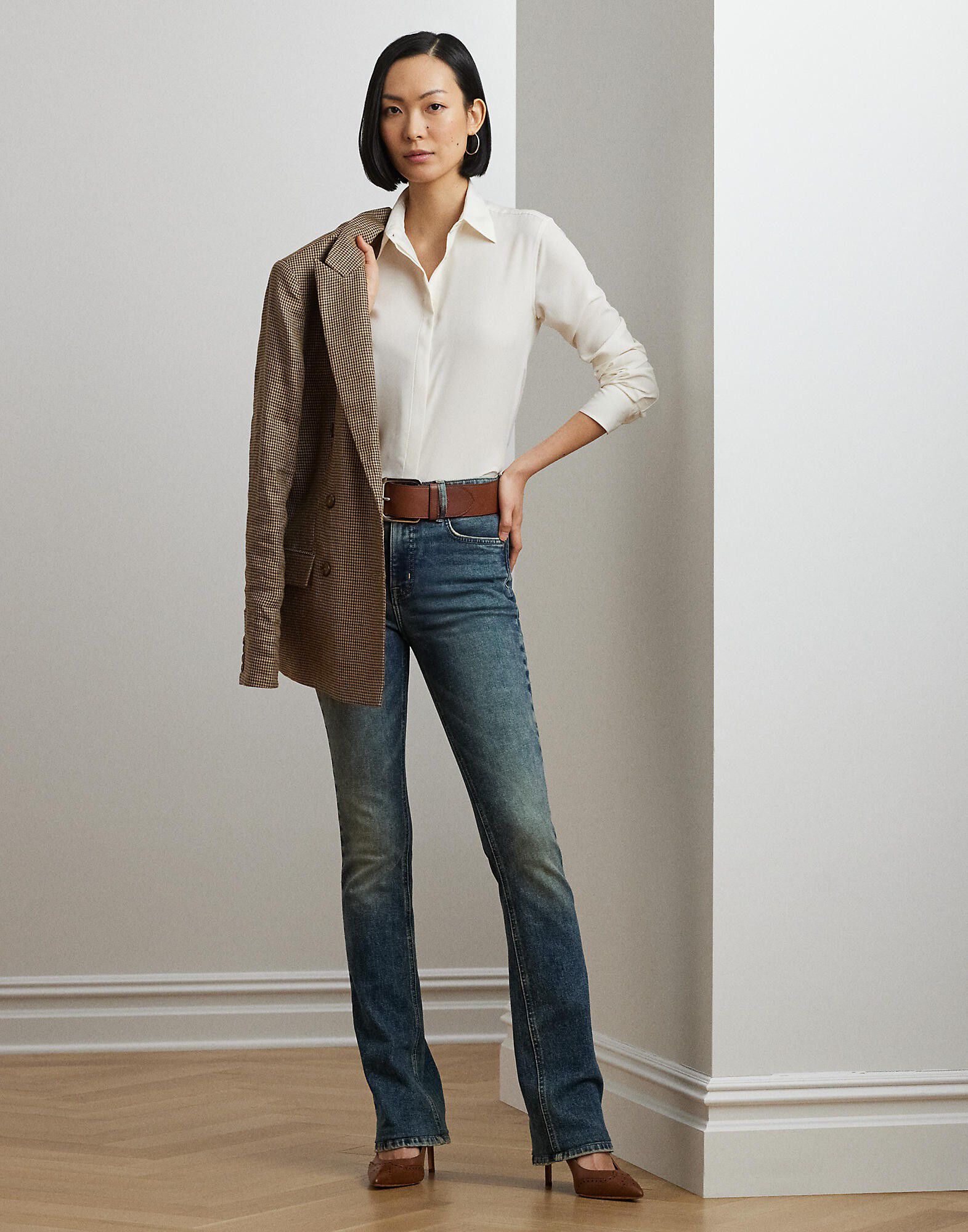 Classic Fit Crepe Shirt