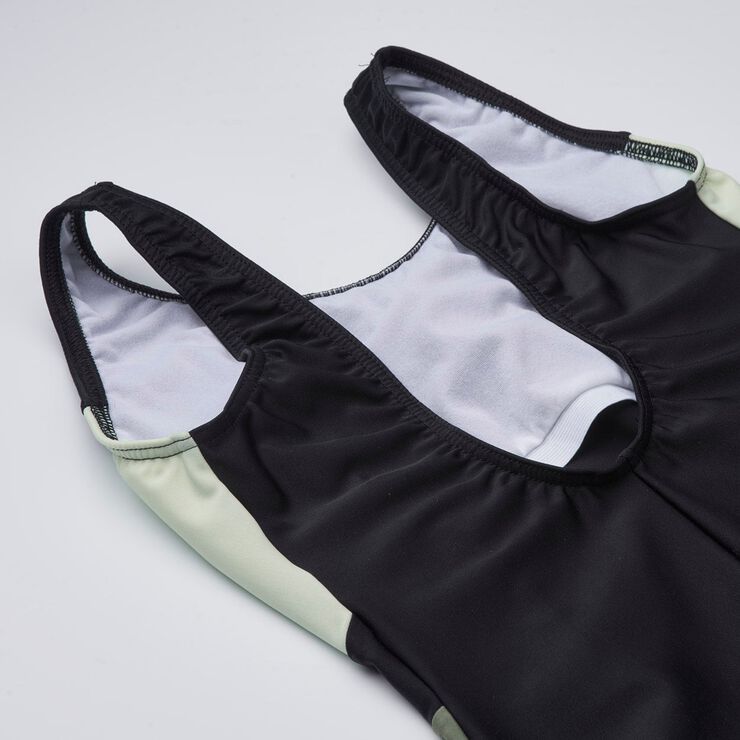 Badedragt m/lavt ben og u-ryg