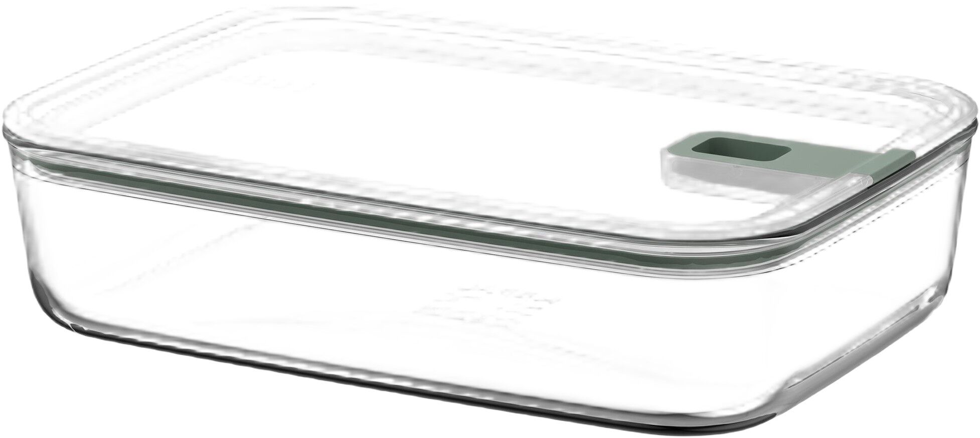 Husholdningsboks EasyClip 2250 ml Nordic sage Glas
