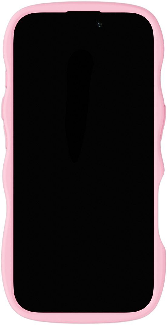 Wavy Case iPhone 17 Pink/Transparent