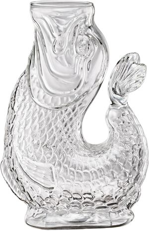 Vandkaraffel fisk, klar, glas, NEMO