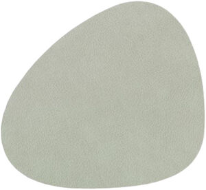 GLASS MAT CURVE 11X13CM NUPO olive green