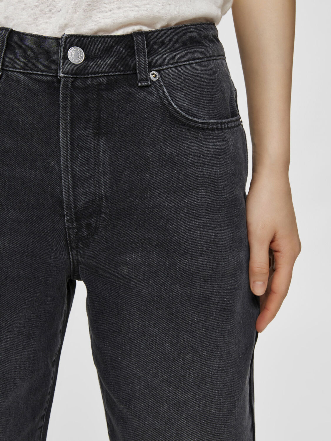 SLFLOU MW SLIM GREY STONE SHORTS W