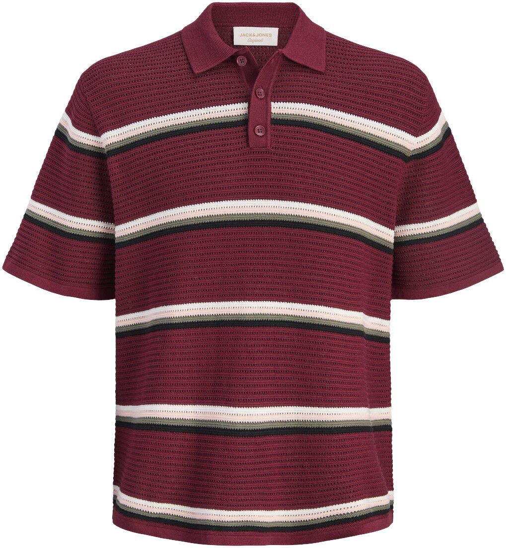JORMAINE KNIT STRIPE POLO SN