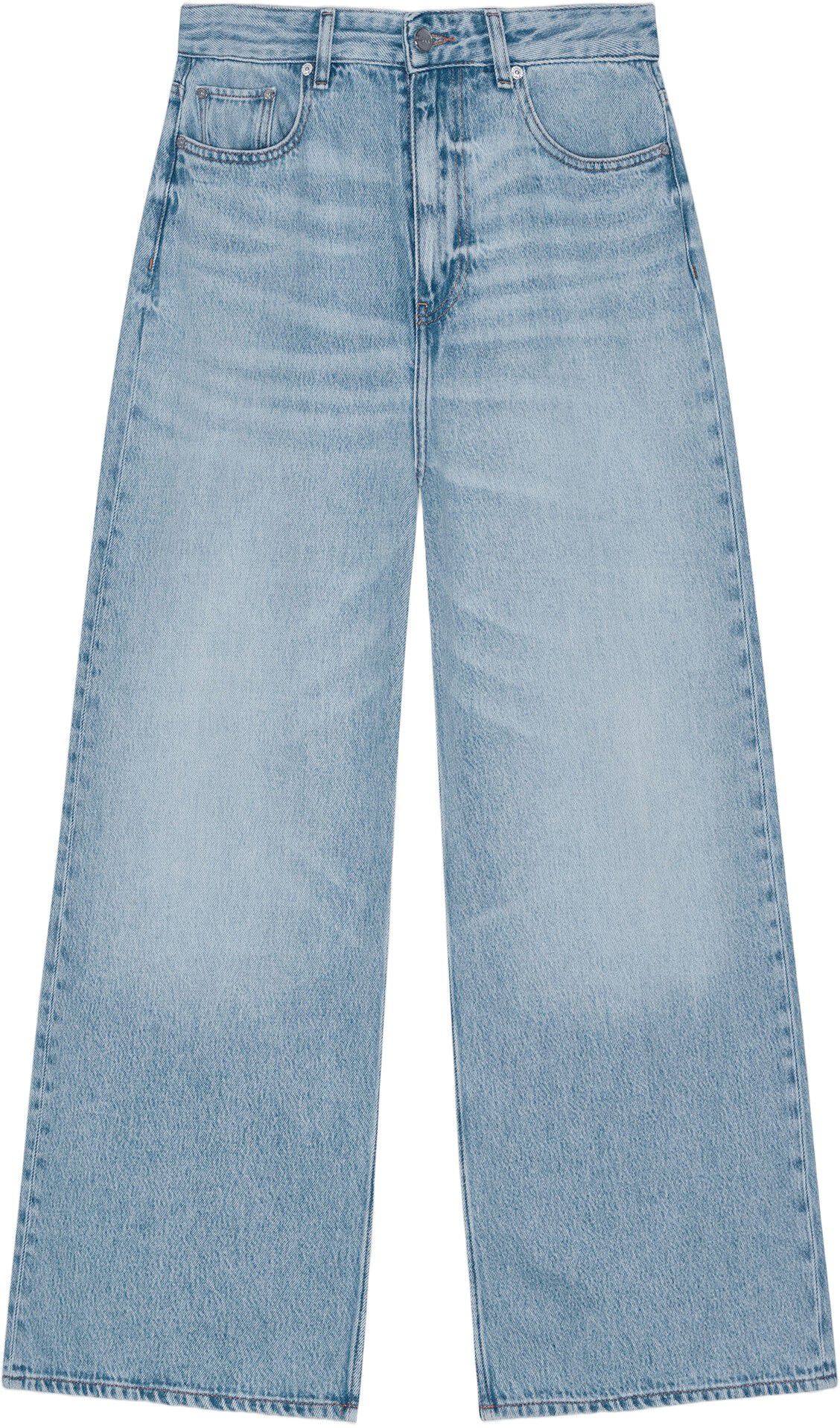 Soft Rigid Denim Baggy Jeans