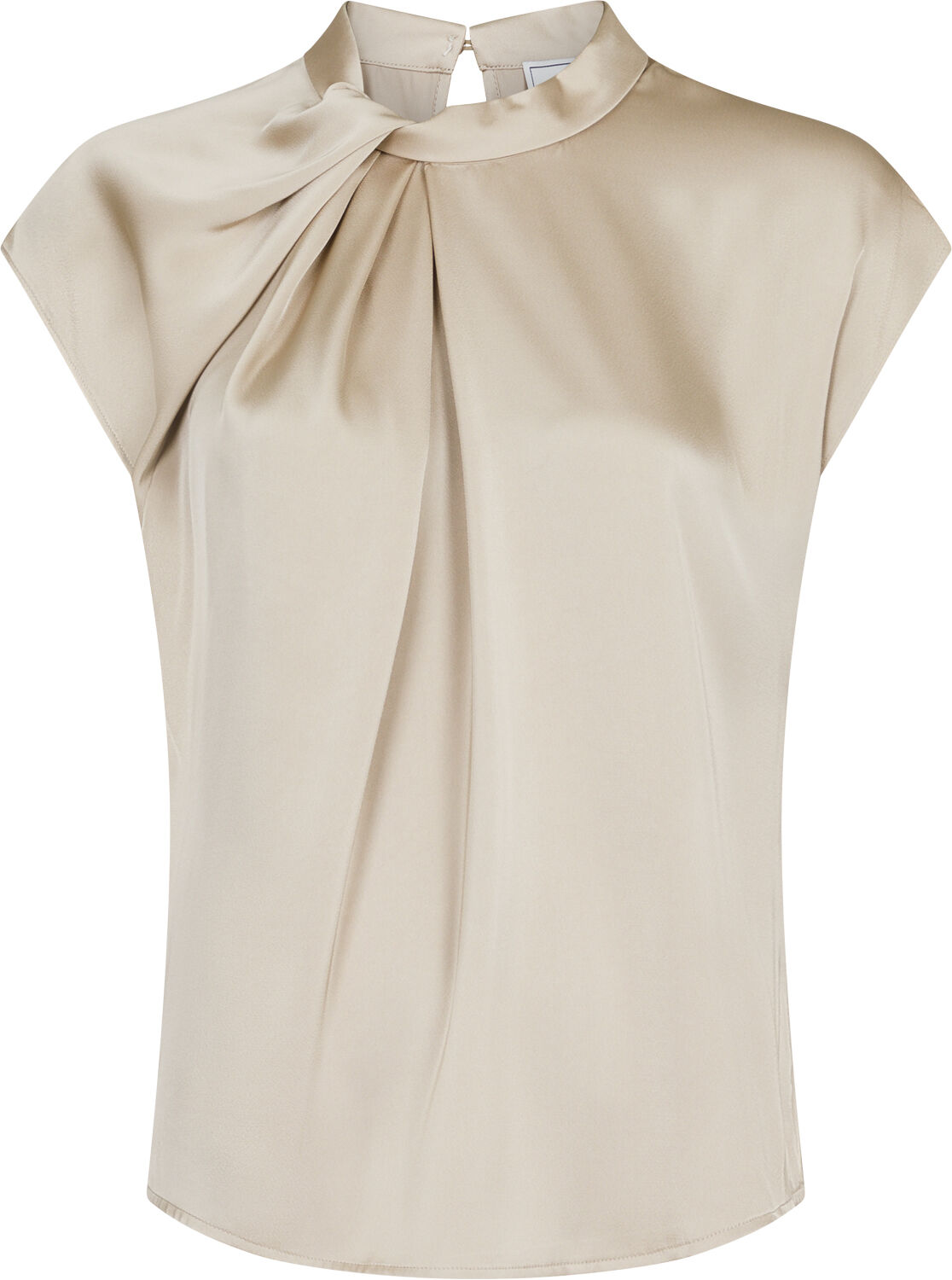 Fleur Drapy Satin Blouse