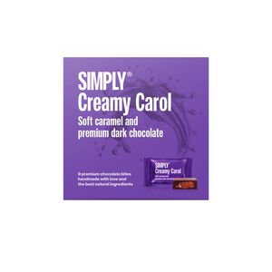 Simply&reg; CREAMY CAROL chokolade&aelig;ske (90g)