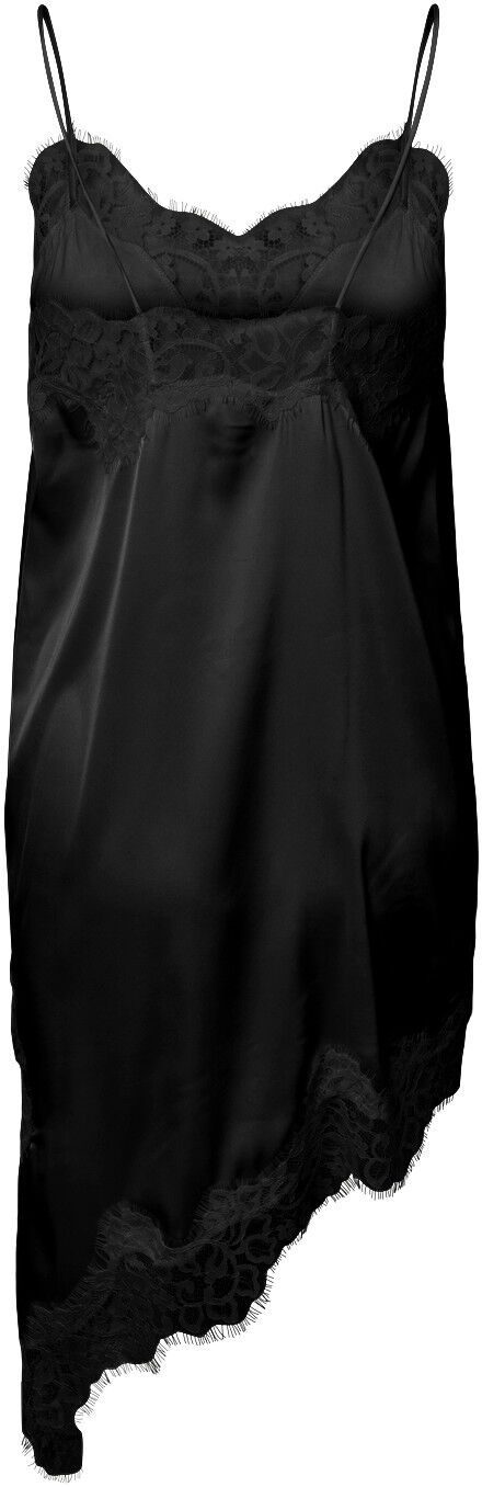 PCNOMI SL SATIN LACE DRESS WVN