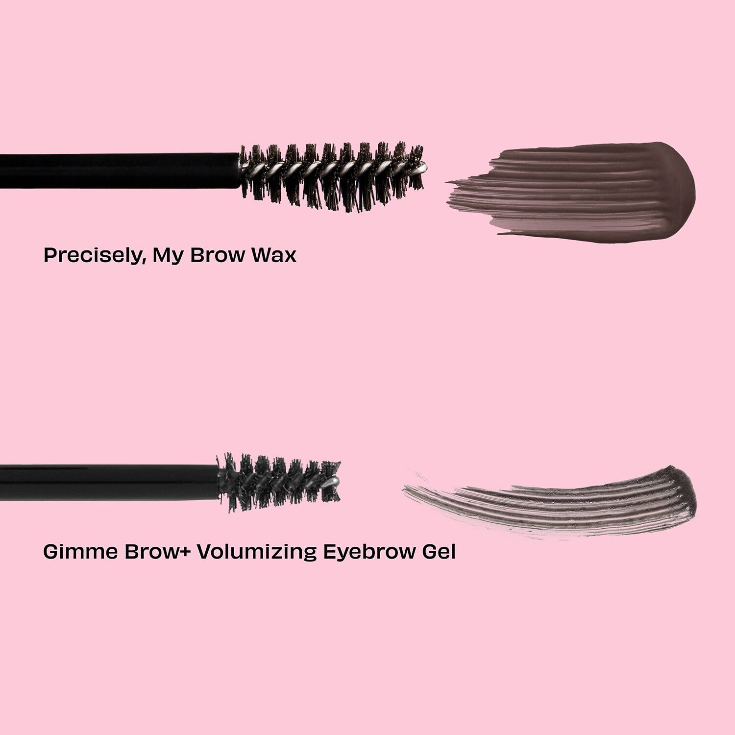 Gimme Brow+ bryn gel - bryn gel med farve og fibre