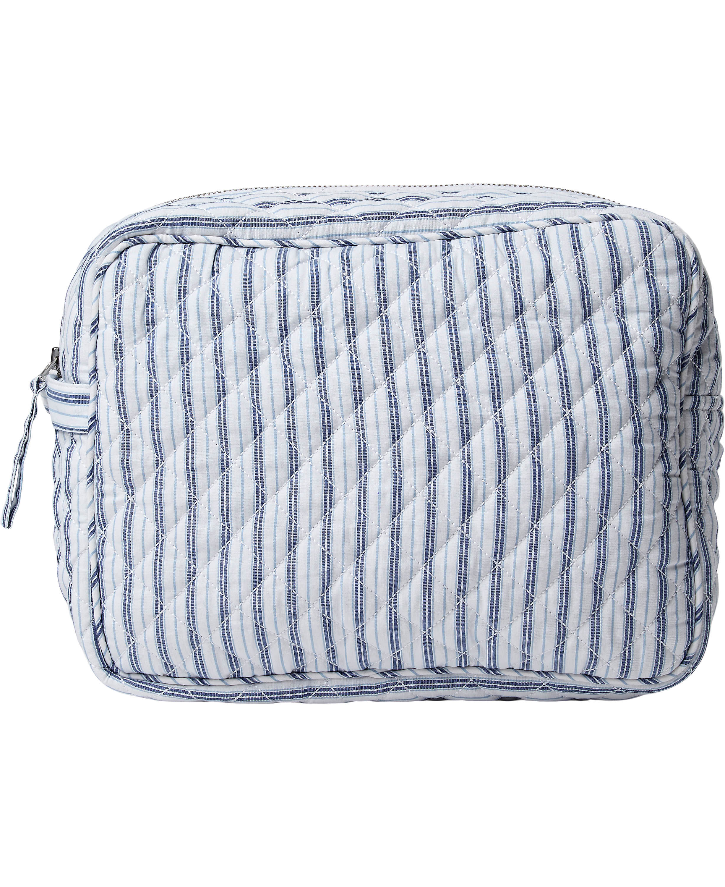 Moira 2 Make up bag Blue Stripe big