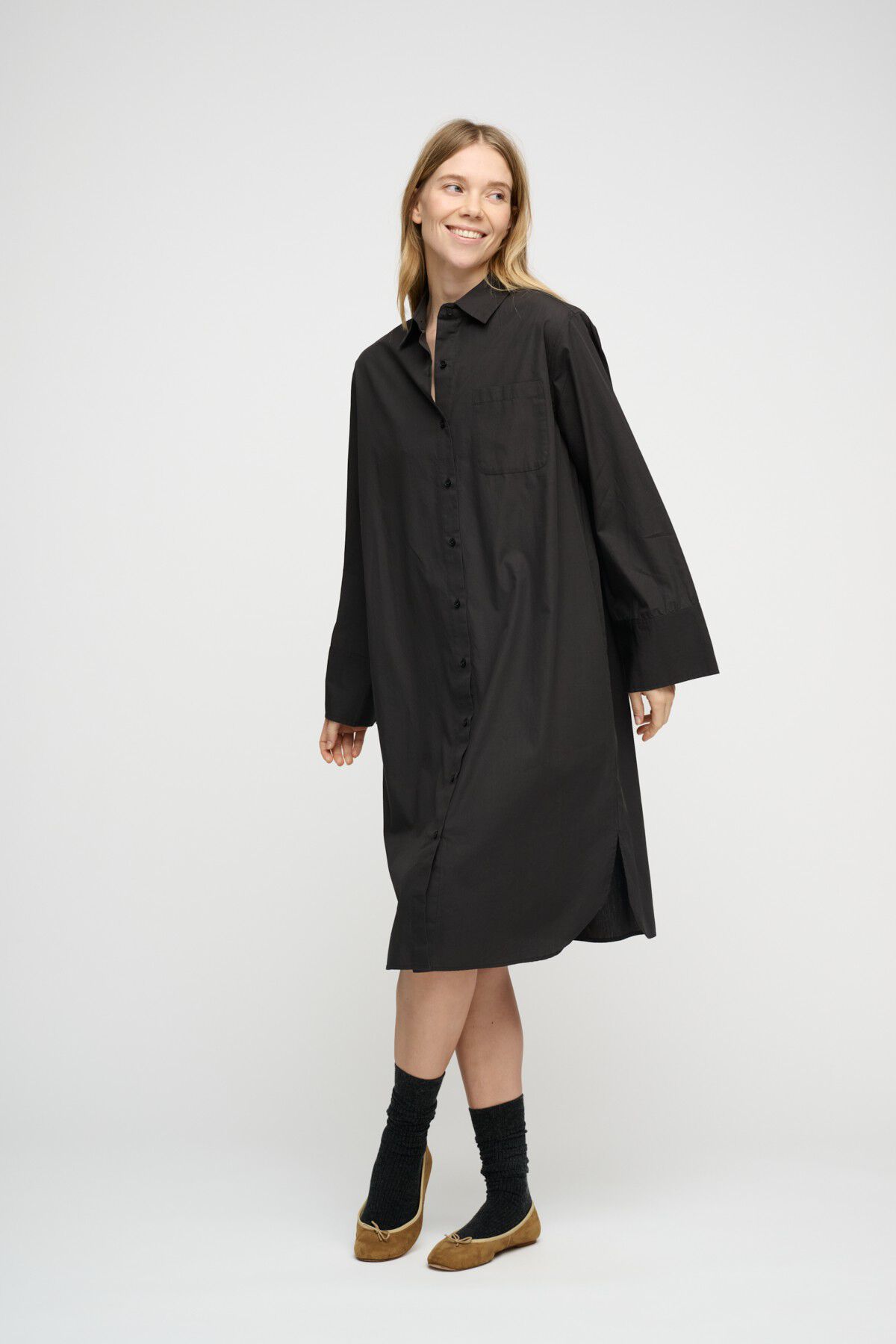 athena shirtdress poplin