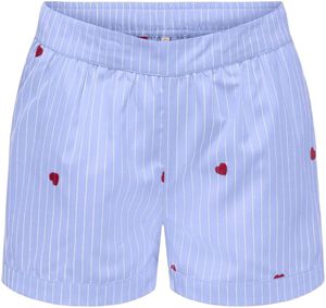 KOGNEW LINA STRIPE EMB SHORTS WVN