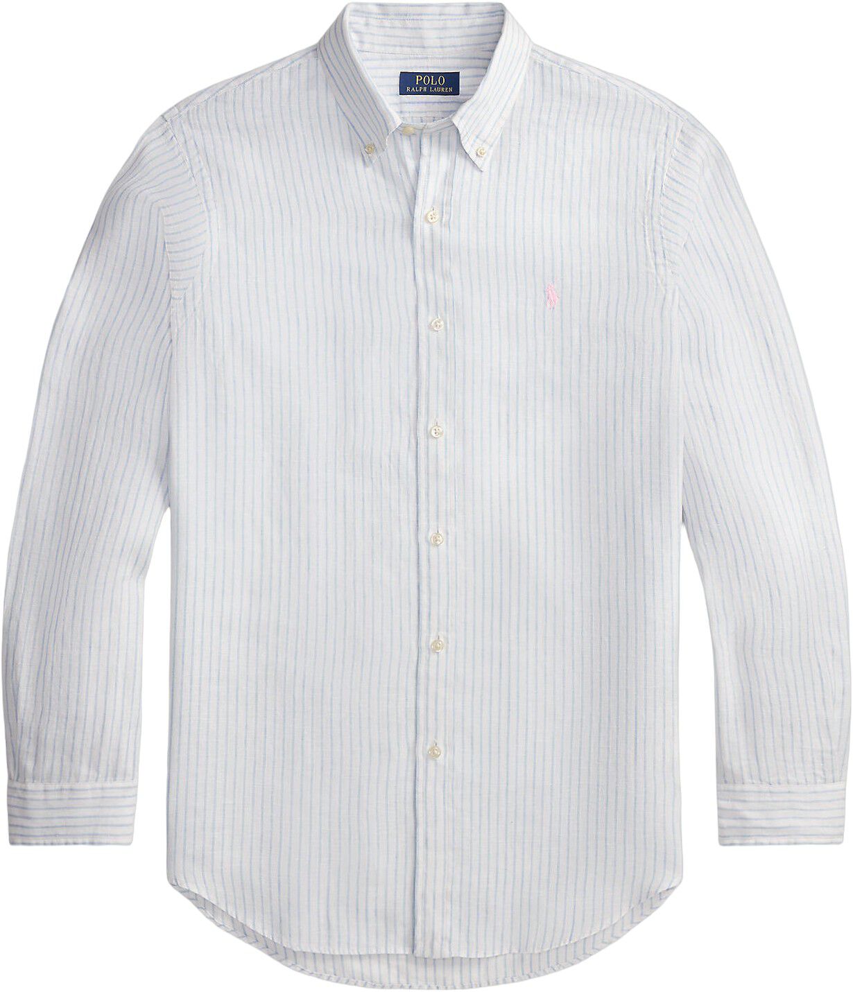 Custom Fit Striped Linen Shirt