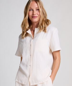 JACKET SS WOVEN MUSLIN