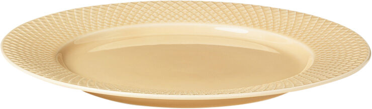 Rhombe Middagstallerken Ø27 cm sand porcelæn