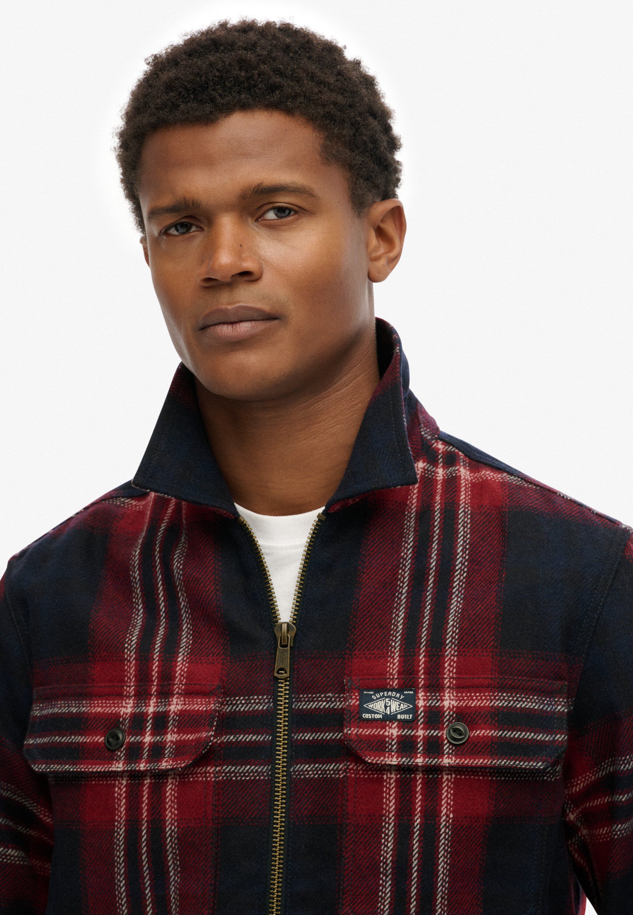 WOOL MILLER ZIP OVERSHIRT