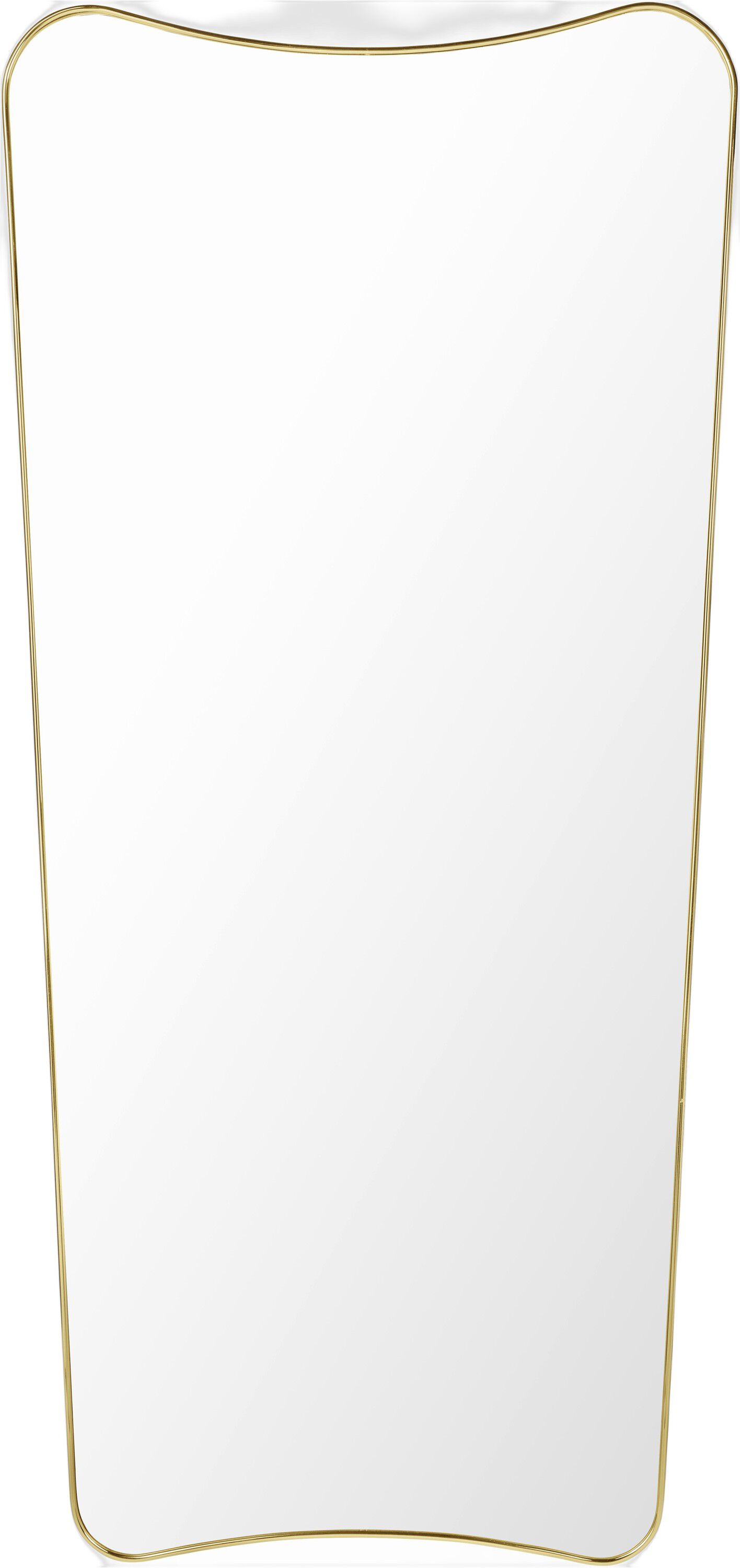 F.A. 33 Rectangular Wall Mirror Brass Large 146x69 cm