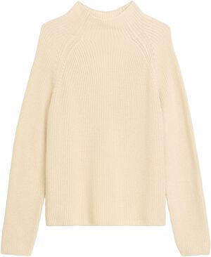 Pullover, longsleeve, stand-up coll