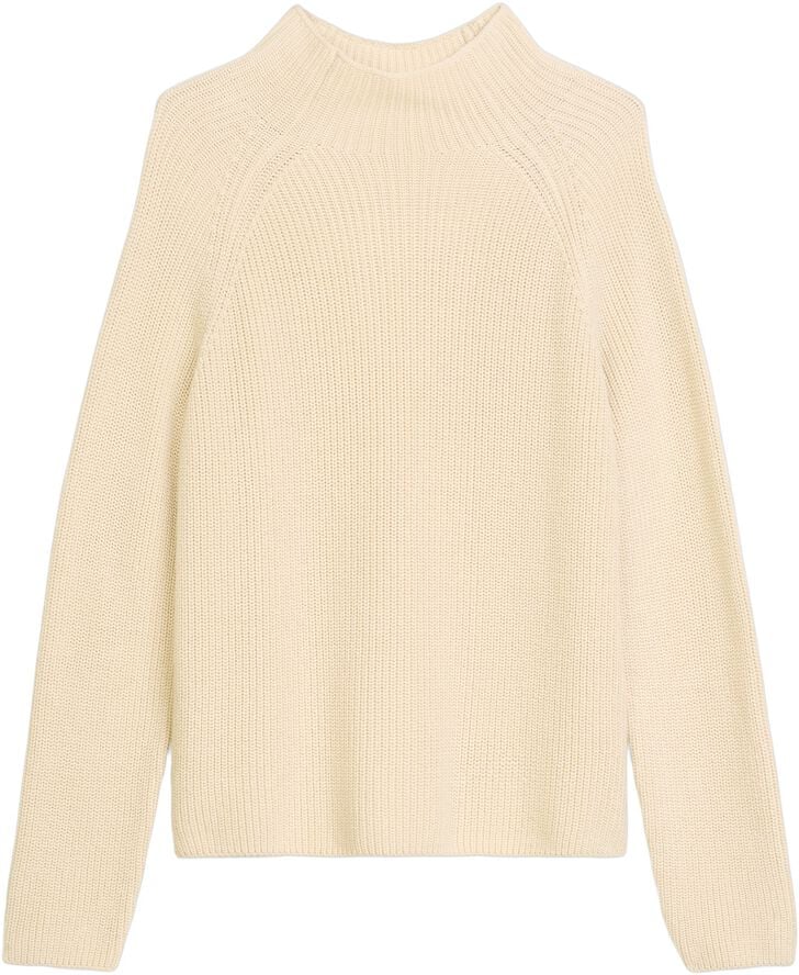 Pullover, longsleeve, stand-up coll