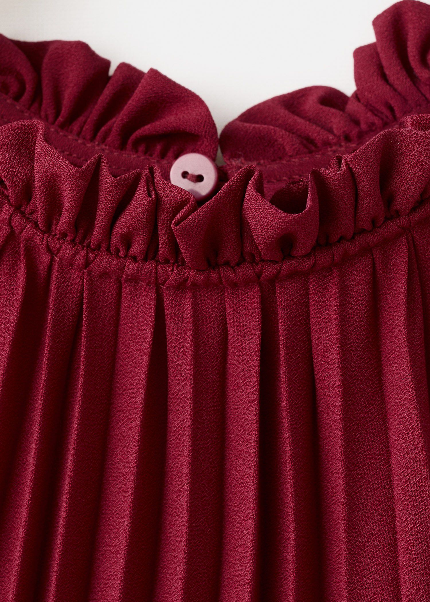 Pleated halter neck dress