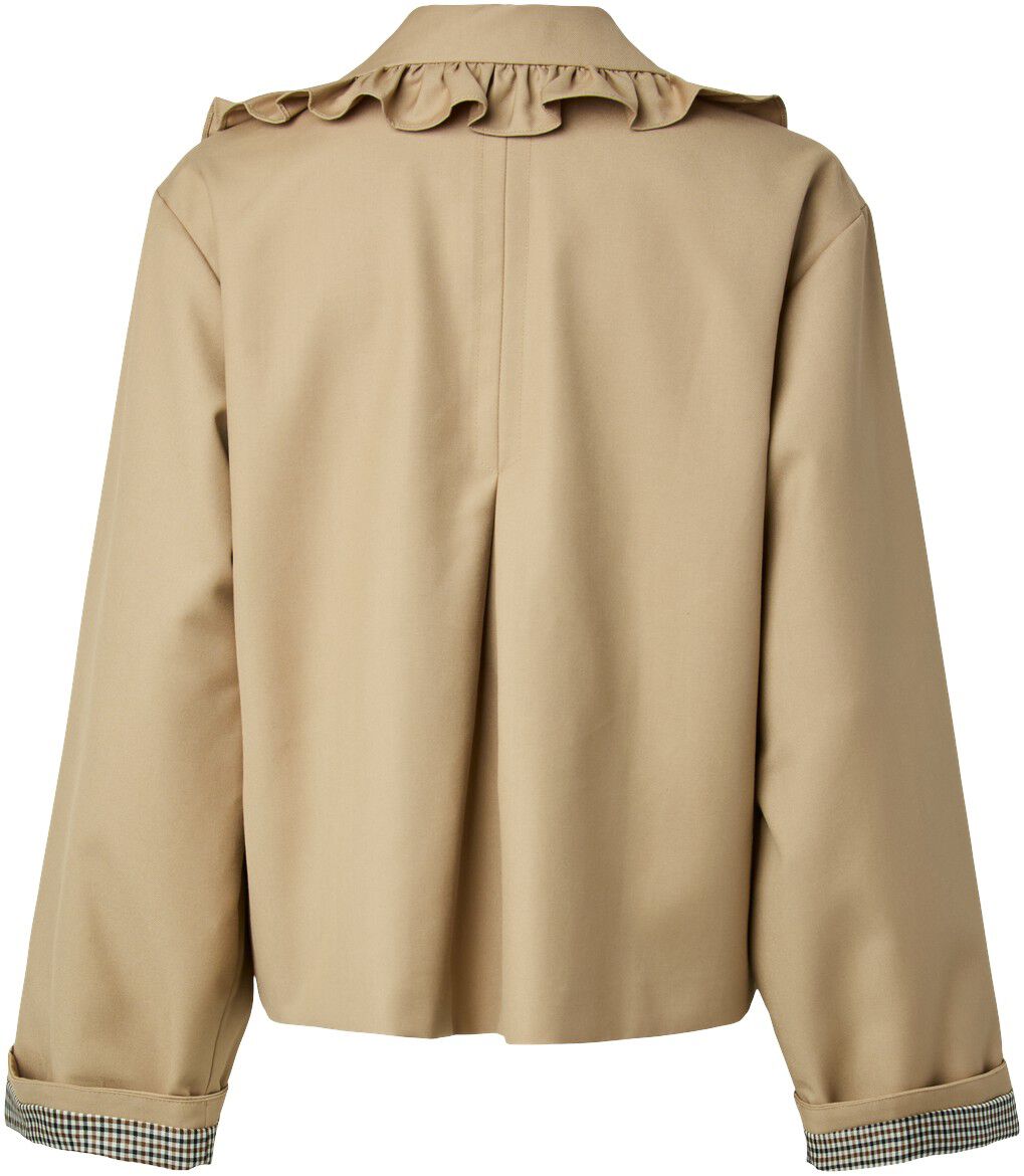 Yaselsia Ls Short Trenchcoat