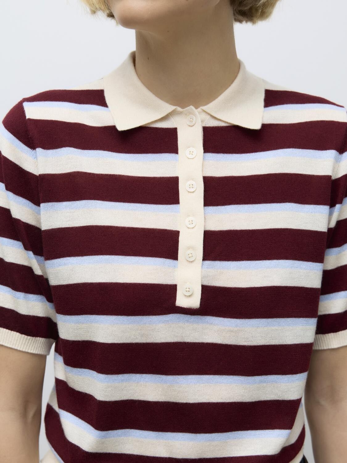 AWSIKITA SS O-NECK POLO KNIT