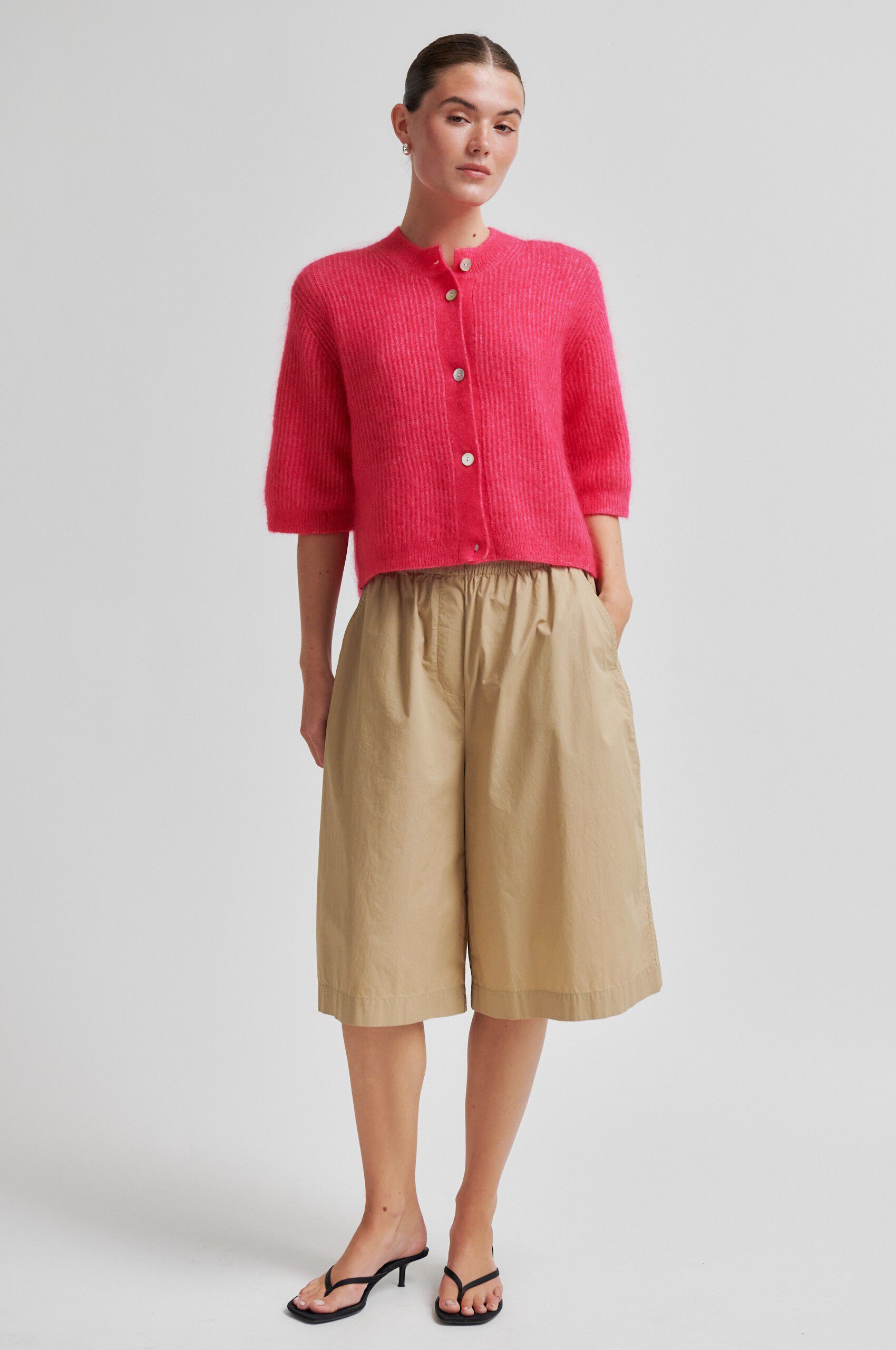 Andrea Knit Rib Cardigan