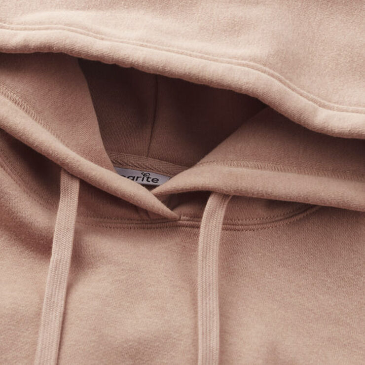 Oversized Crop hættetrøje