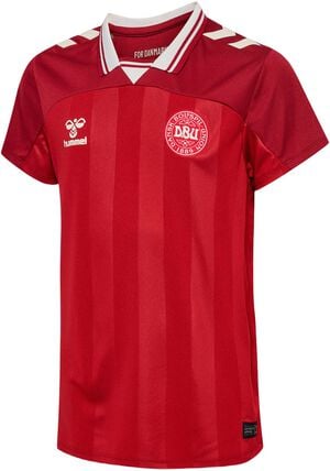 DBU Danmark 25 Kvinde Hjemmebanetrøje - Junior str.