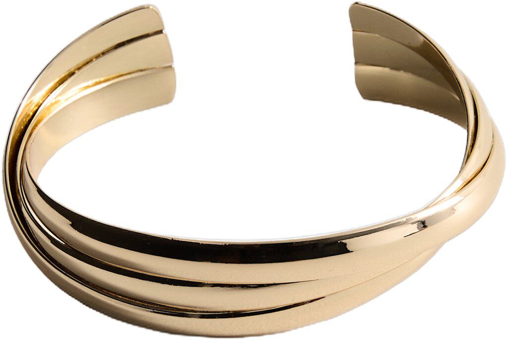 Rigid bracelet with relief