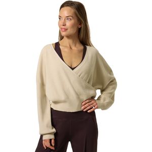 ENE KNITTED W WRAP SWEATER