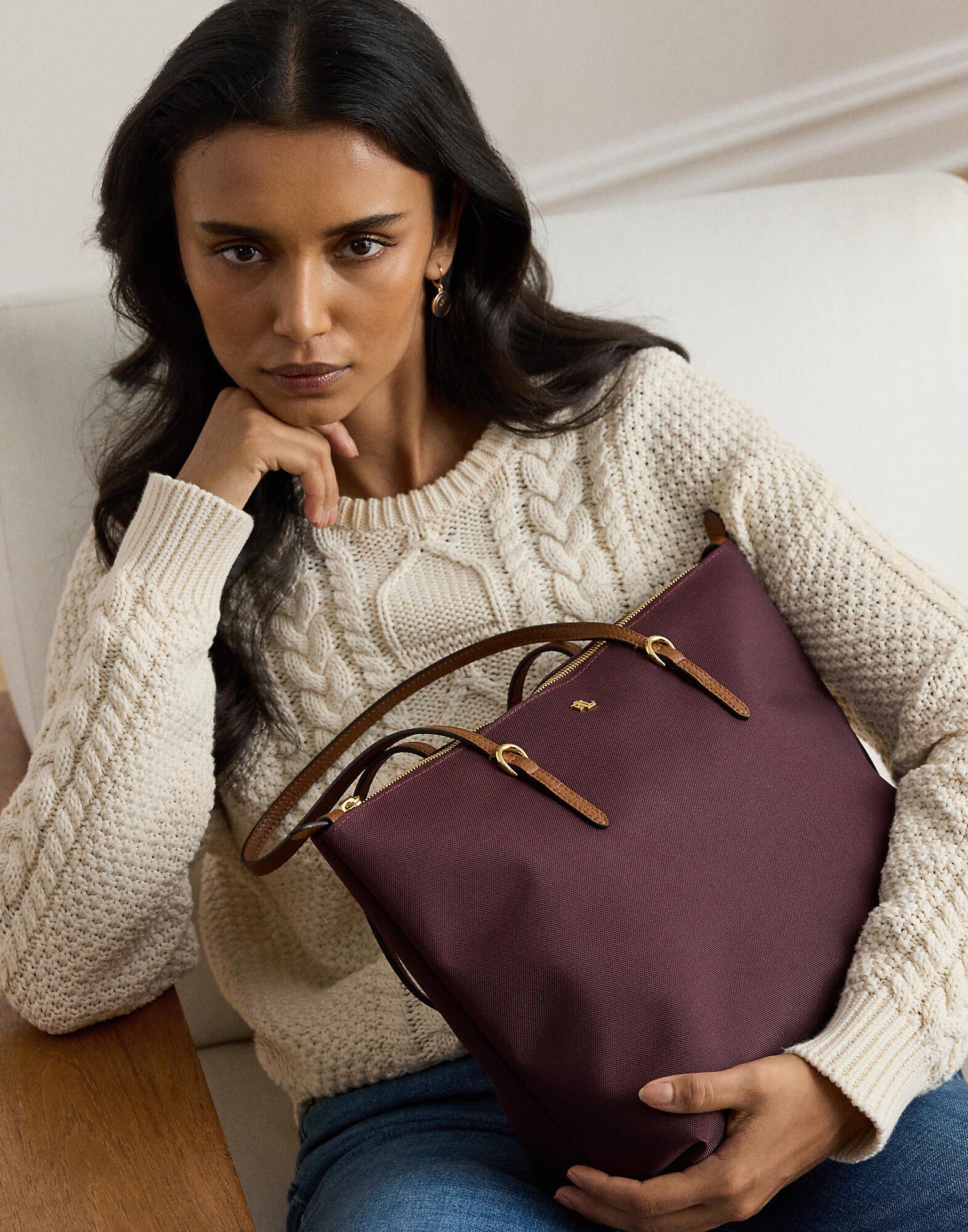 Nylon Medium Keaton Tote Bag