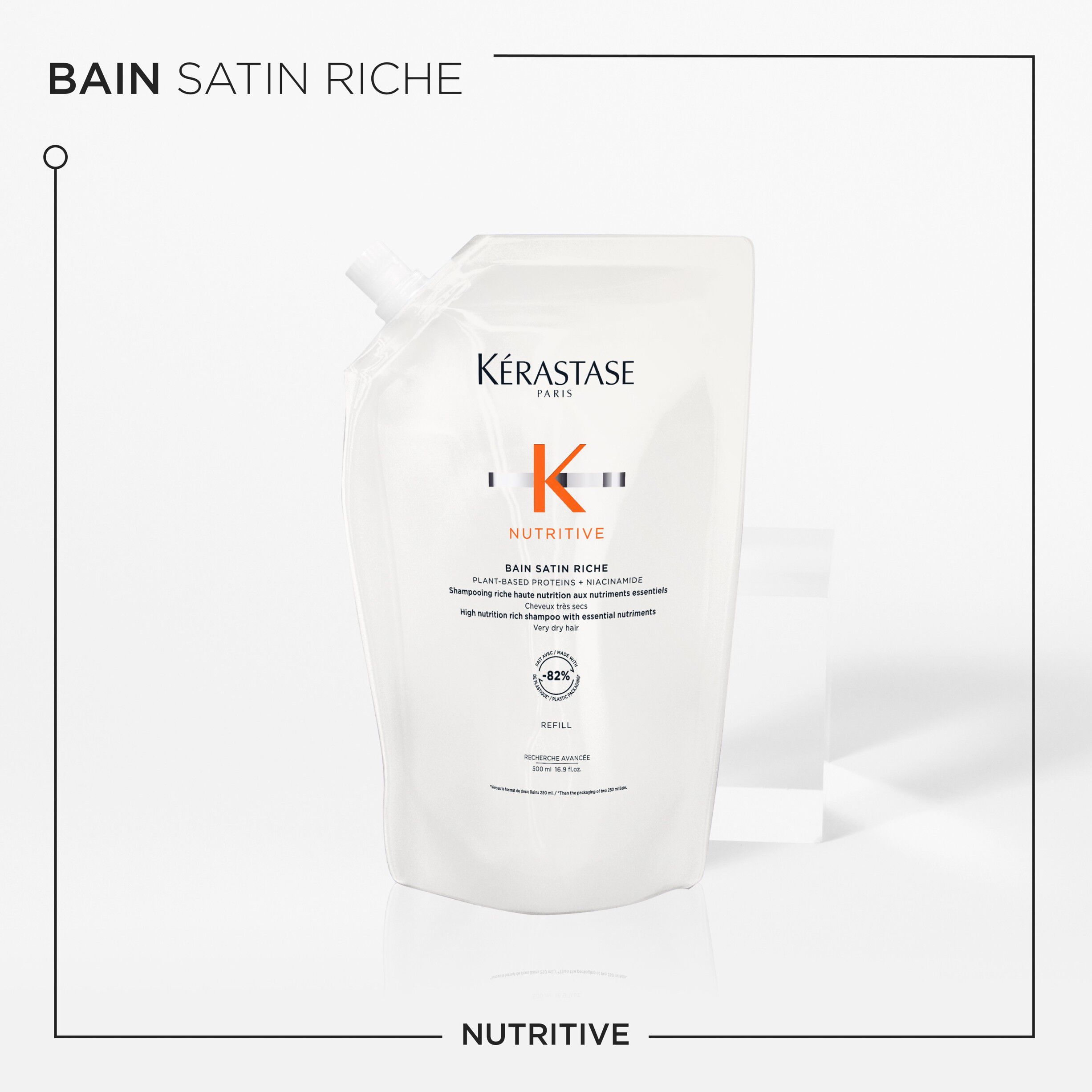 K&eacute;rastase Nutritive Bain Riche Shampoo 500ml Refill