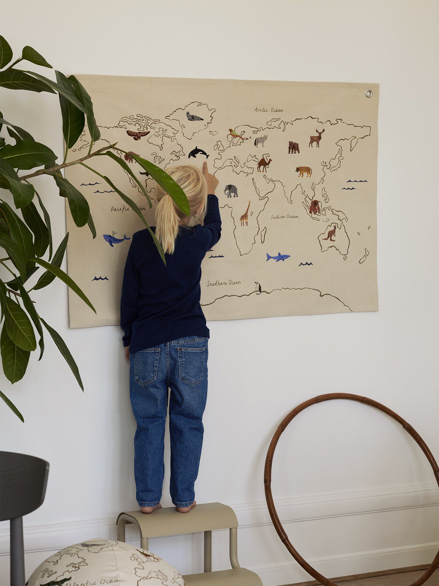 The World Textile Map - Off-white