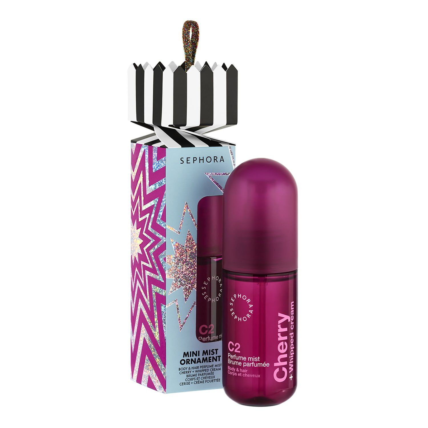 MINI MIST ORNAMENT - S&aelig;t med creme og parfumeret krops- og h&aring;rmist med
