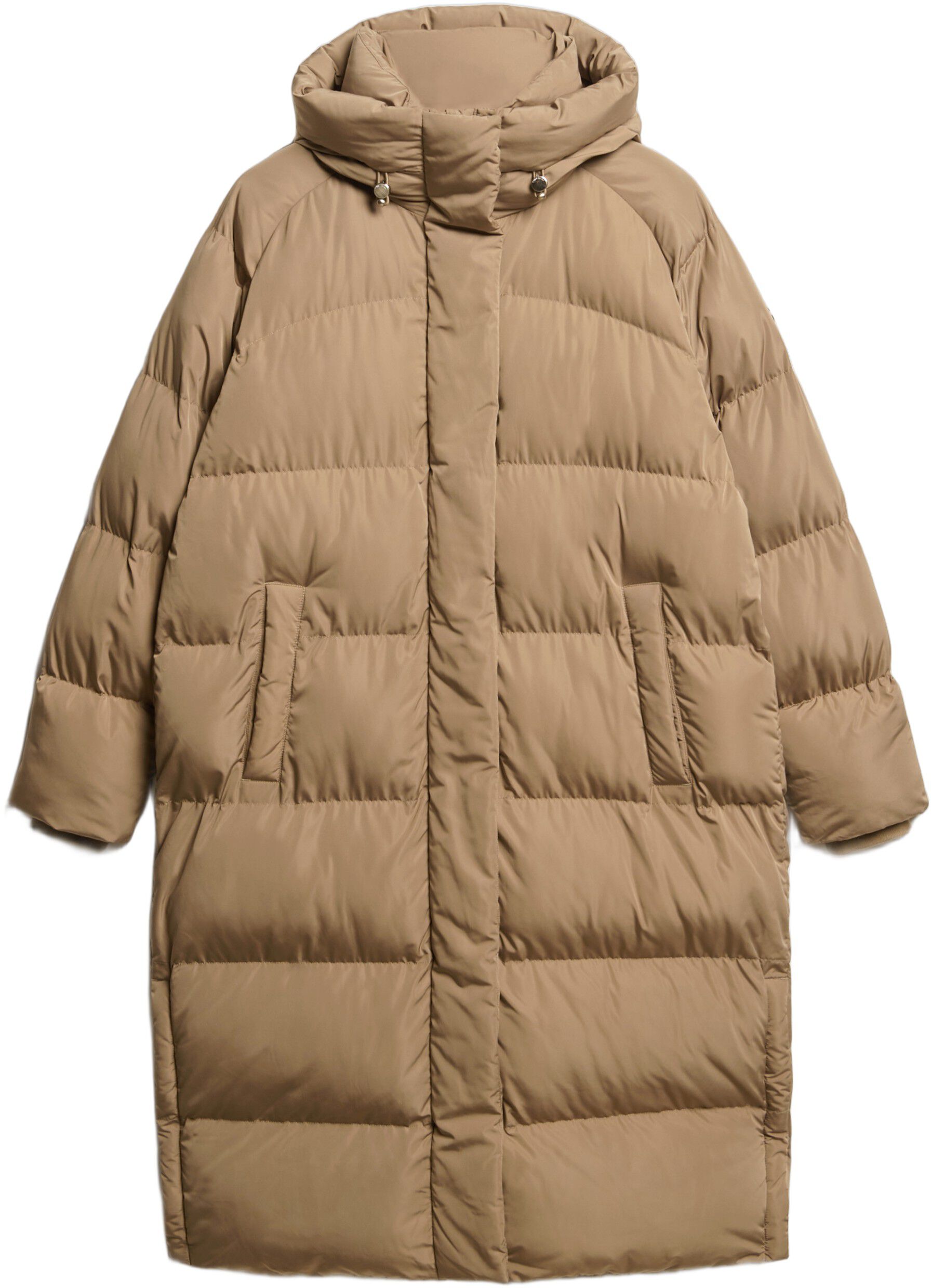 LONGLINE HOODED PUFFER JACKET