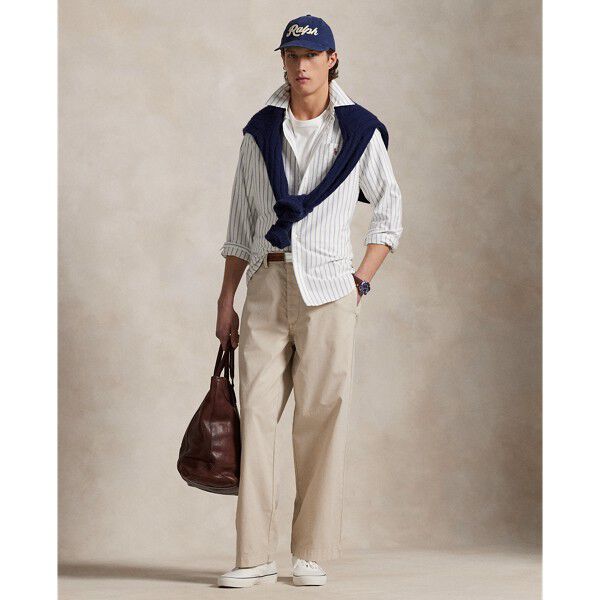 Custom Fit Striped Oxford Shirt