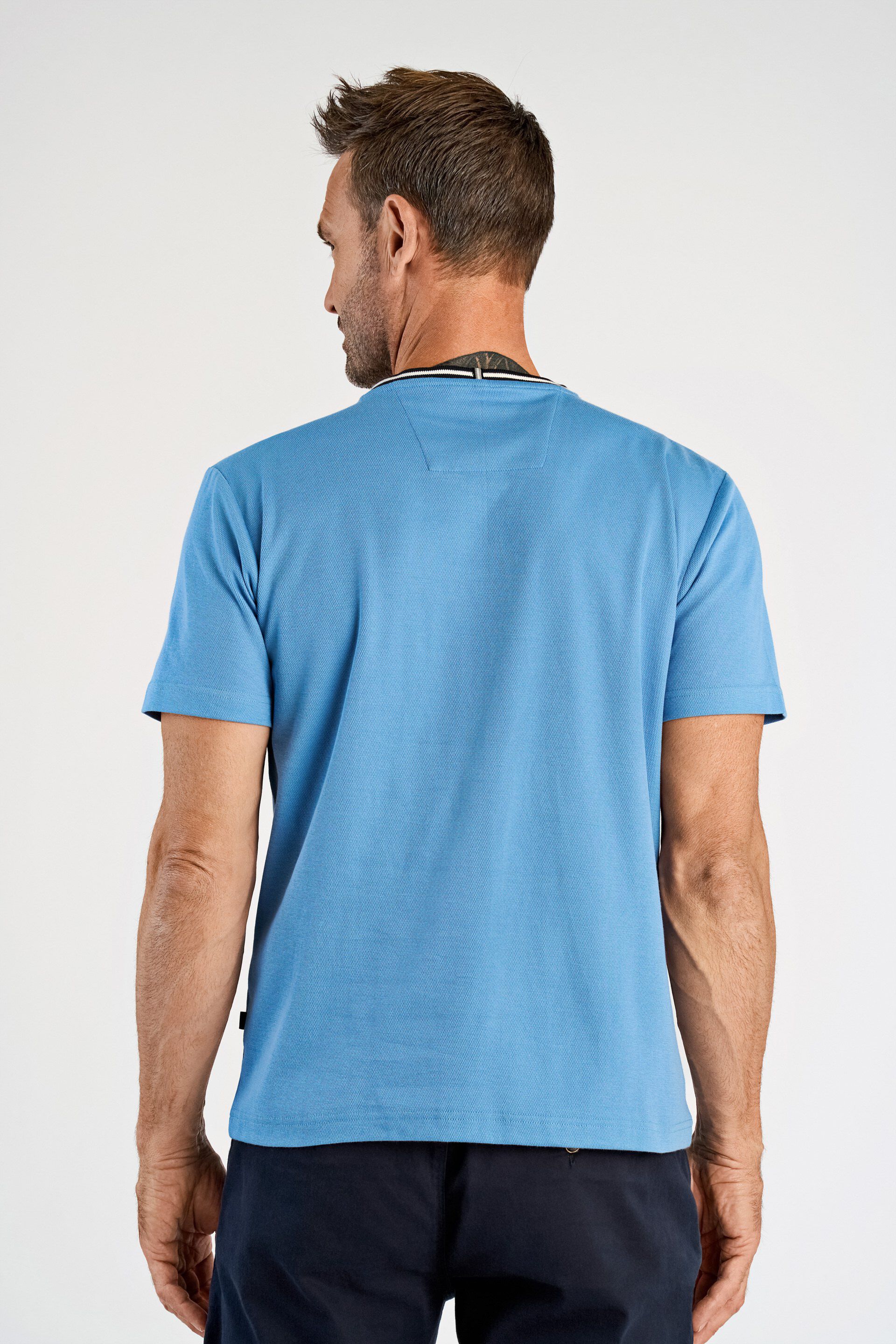 Structured o-neck tee S/S