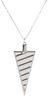CC 2025 ORNAMENT CORNET PALLADIUM PLATED ZINC ALLOY
