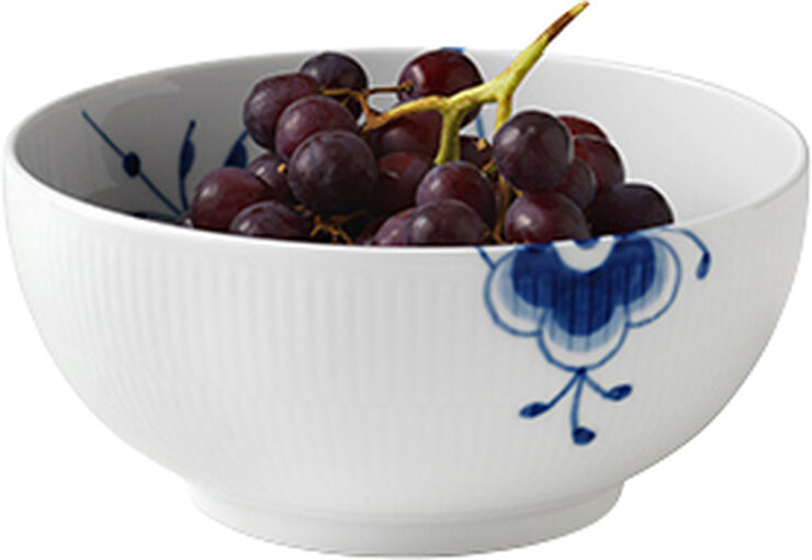 Blå Mega Riflet 140 cl. skål