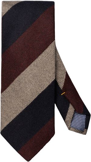 Regimental Striped Wool Tie