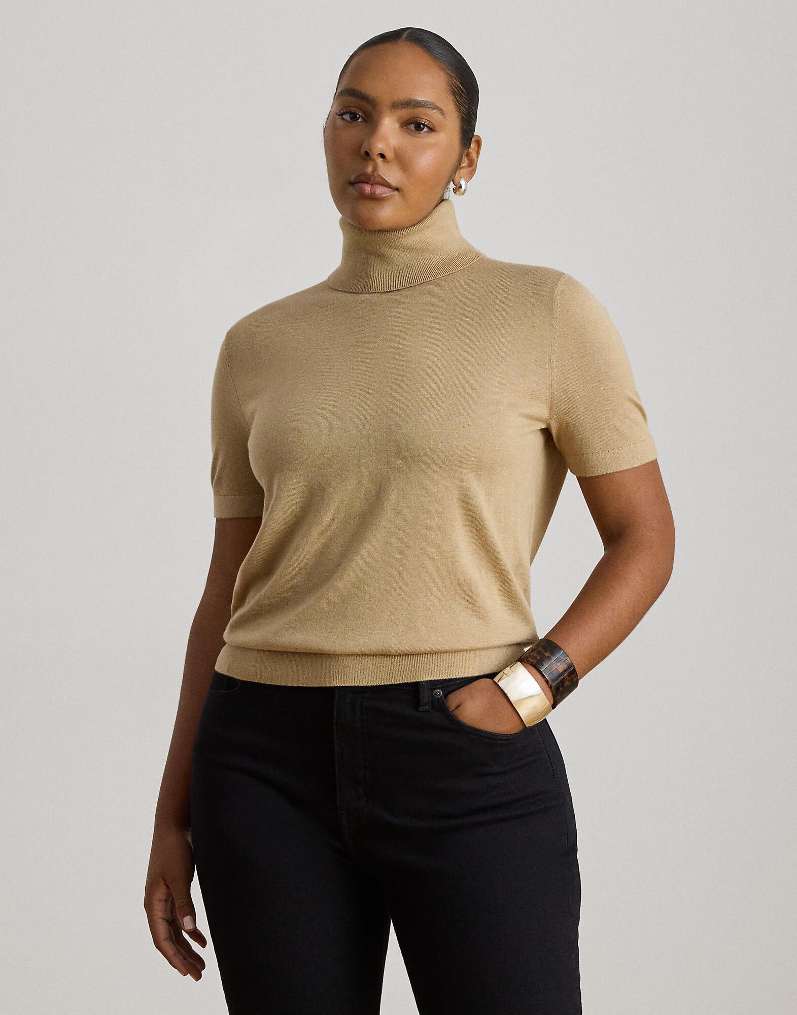 MODAL SILK NYLON-SWEATER-PULLOVER