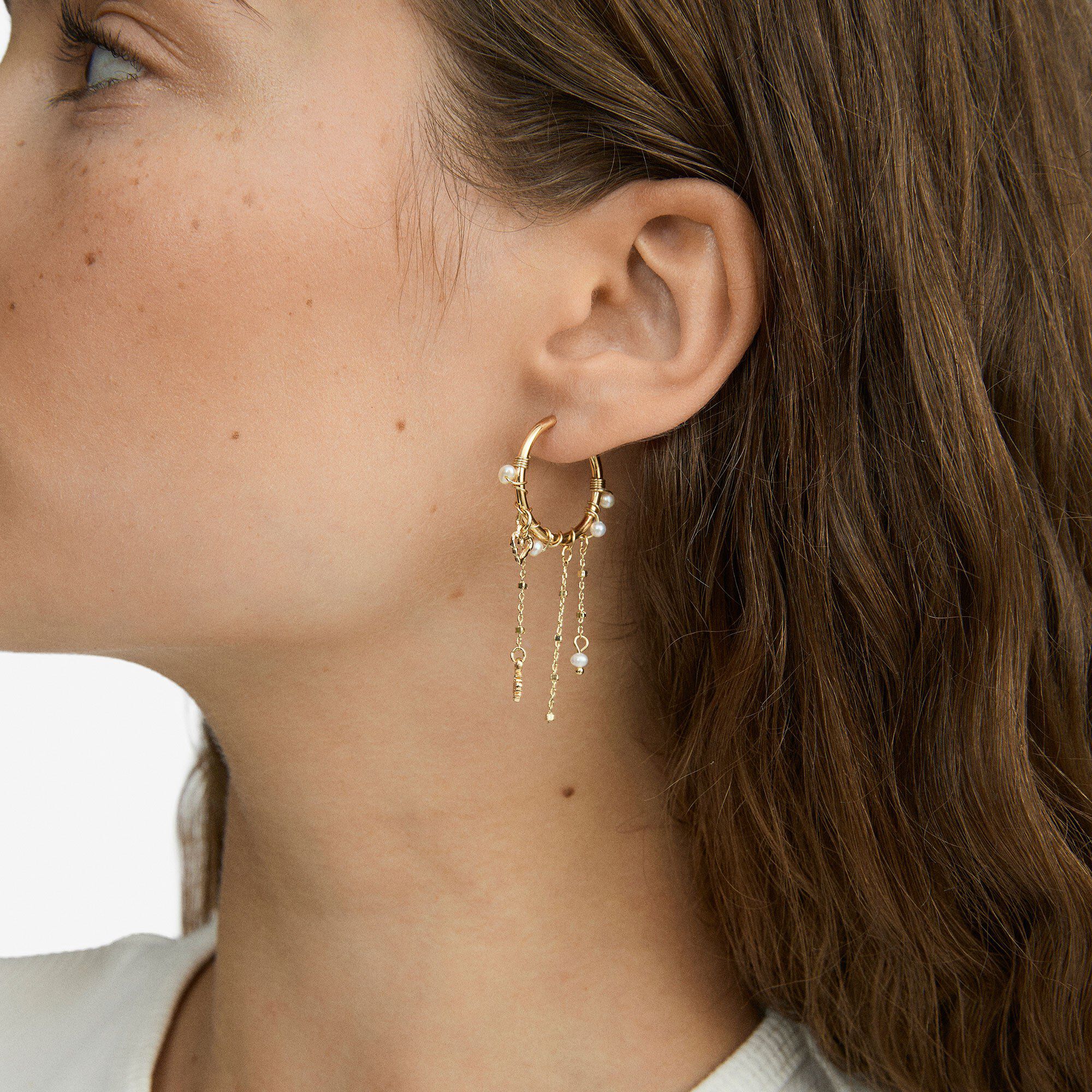 DAGMAR earrings gold-plated