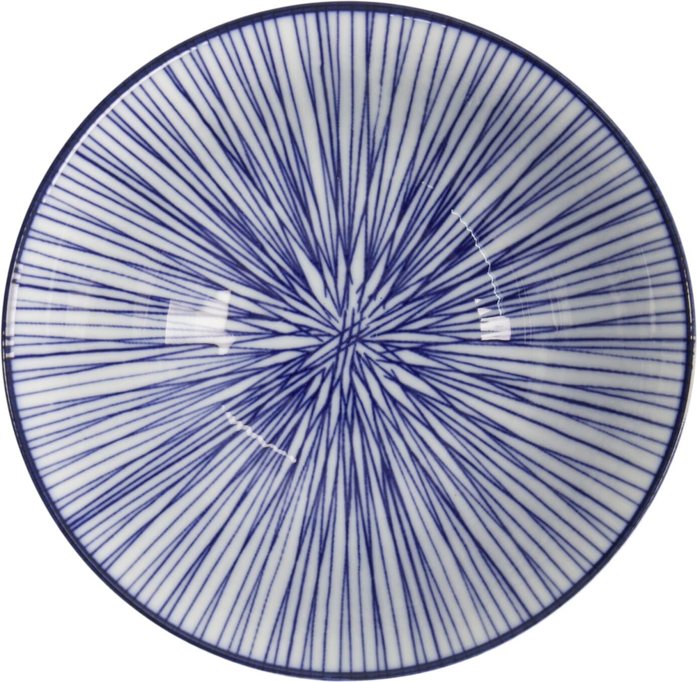 Nippon Blue Tayo Bowl 15.2x6. 7cm Lines