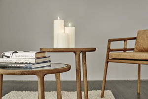 LED Pillar Candle - Nordic White - 7,8 x 20 cm