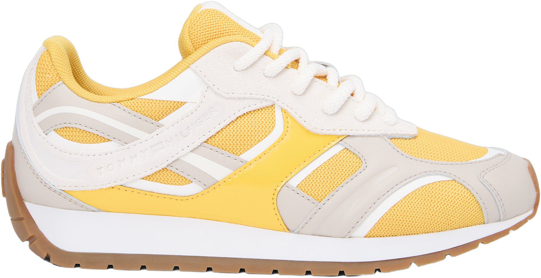 TH Monogram Leather Mixed Texture Trainers