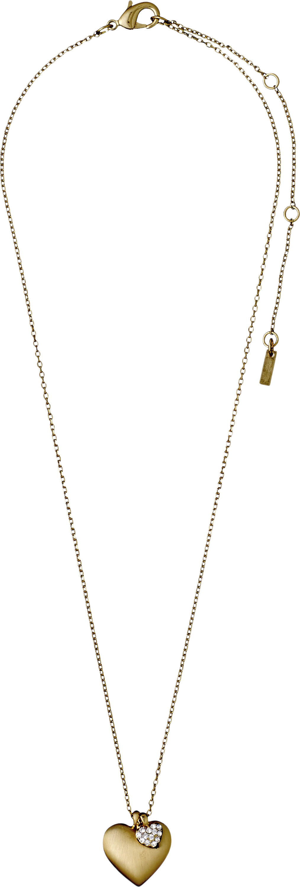 SOPHIA heart pendant necklace gold-plated