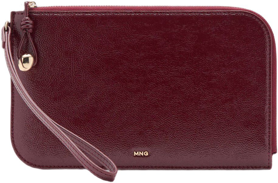Faux leather effect pochette