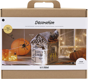 Maxi DIY Kit Dekoration, Halloween hus